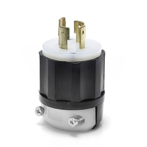 Leviton 2331 Locking Plug Connector, NEMA L7-20P, 20A 277V