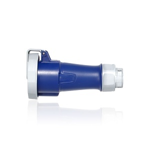 Leviton 520C9WLEV 20A Pin and Sleeve Connector, Blue