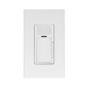 Leviton ODP10-I1W Smart WB BLE PIR 1000W Dimmer, 120V, White