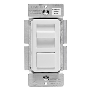 Leviton IP710-D0Z Illum 0-10V Dimmer, 120V/277V, White/Ivory/Light Almond