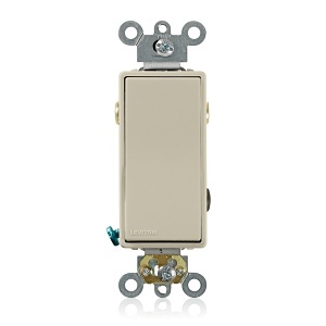 Leviton 5623-2I Smart Dimmer & Light Switch, 3-Way, Back and Side-Wired, 20A at 125/277VAC, Ivory