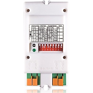Leviton OSM3D-V1W High Frequency Microwave Sensor Lighting Control, 120-277V, White