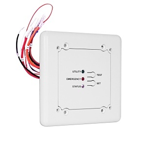 Leviton ECD00-D0W Emergency Control, Lighting Transfer Switch, Single Zone, Universal Dimming, White