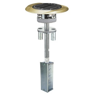 Hubbell S1PT4X4BRS3J Fire Rated Poke-Through, 1-Pack, 4x4", Brass