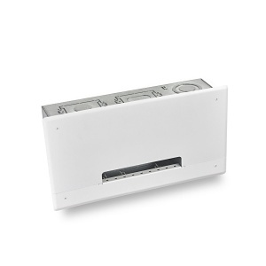 Hubbell HRWB25WHT Wall Enclosure, 5-Gang, 2" Conduit Feed-Thru, White