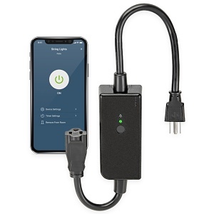 Leviton D215O-1RE Wi-Fi Outdoor Plug-In Switch