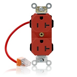 Leviton M5362-SCR Split Duplex Receptacle