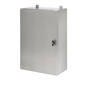 Hubbell IR321PS Industrial REBOX NEMA 4X Wall Mount Cabinet, 36"H x 24"W x 12"D, Stainless Steel