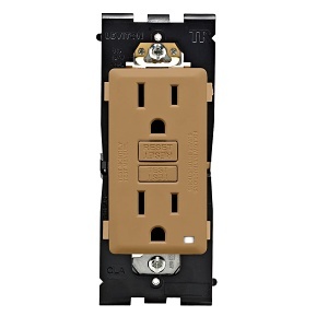 Leviton RGF15-WC RENU 515R TR GFCI Receptacle, Warm Caramel
