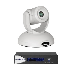 Vaddio 999-9952-100W RoboSHOT 40 UHD HDMI PTZ Camera System, Includes Camera and Interface, White