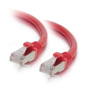 C2G CG00852 CAT6 Snagless Shielded Ethernet Network Patch Cable, 12' (3.7m), Red