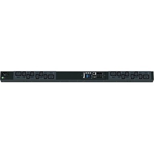 Panduit P16E24M MS Power Distribution Unit, 20A, 12 C13 Connectors, 4 C1 Connectors, 4 C19 Connectors, NEMA L6