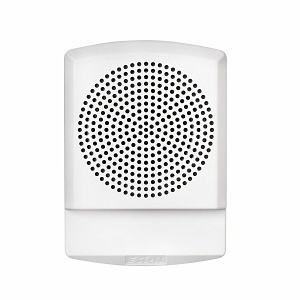 Eaton ELMTW Wheelock Eluxa Indoor Multitone Horn, Wall Mount, 12/24V DC, 92dBA, White