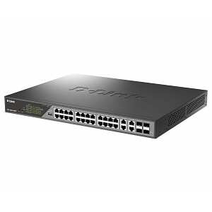 D-Link DSS-200G-28MPP 28-Port 10/100/1000 PoE Gigabit Ethernet Surveillance Switch