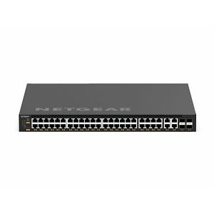 Netgear MSM4352-TAANES 44-Ports 2.5G, 4-Ports 10G/Multi-Gig PoE++, 194W, up to 3,314W and 4-Ports SFP28 25G Managed Switch