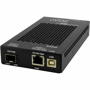 Lantronix S3230-1040-JP Stand-Alone Gigabit Ethernet Remotely Managed NID, 10/100/1000Base-T (RJ-45) to (1) 100/1000Base-X SFP Slot (Empty)