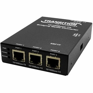 Lantronix SBFTF1010-130-LA Stand-Alone Fault-Tolerant Redundant Link Protector 10/100Base-TX, 10/100Base-TX Link Protector Transceiver (3) 10/100Base-TX (RJ-45)