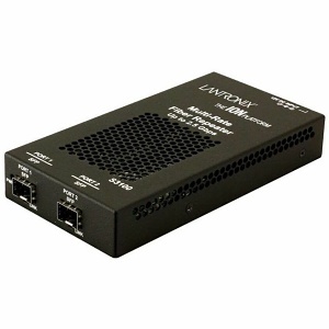Lantronix S3100-4040-OZ Multi-Rate Fiber to Fiber Repeater, OZ Power Supply