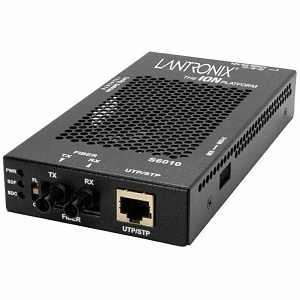 Lantronix S6010-1011-LA Stand-Alone DS1 - T1/E1 Remotely Managed NID, Twisted Pair (RJ-48) to 1300nm Multimode (ST)