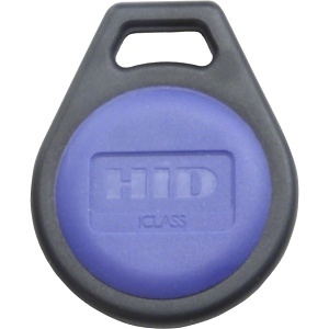 HID 2052HNNMN iClass Key 16K Bits with 16-Application Areas Key II, Blue