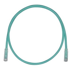 Panduit UTPSP37GRY Copper Patch Cord, Cat 6, UTP, Green
