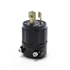 Leviton 4720-CB Connectors, EB Plug Lock 2PO 3WI L5-15P 15A125V