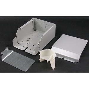 Wiremold DS4047D-DV DS4000 Raceway Single Channel Duplex Device – Designer Ivory