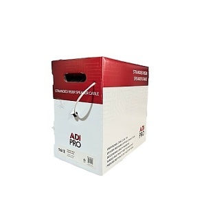 ADI PRO RN-5000101  16/2 Stranded Riser Speaker Cable, Unshielded, CL3R, FT4, 1,000', Express Box, White