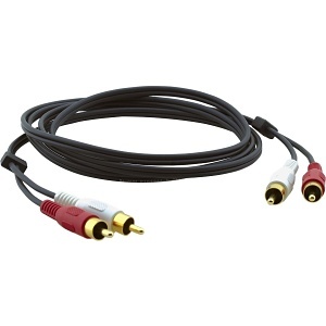Kramer C-2RAM/2RAM RCA Stereo Audio Cable, 10'