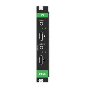 Kramer MC3-2HAi 4K60 HDMI 2xIN Card with Analog Audio