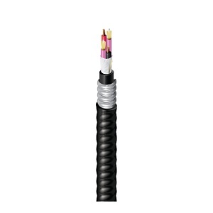 Belden HD4B0020218FC HD Optical Multimode Fiber, OM4, Distribution Network Tight Buffered, 2 Fibers and 2 Conductors, #18
