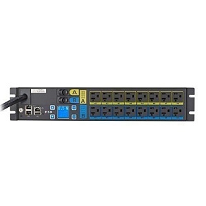 Eaton Tripp Lite EMAU05-10 Power Distribution Unit with 16 Outlets and 2UL5-30P Input
