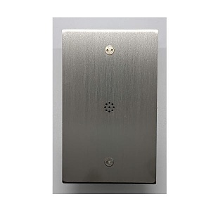 Hanwha HNW-SS-806 Line Level Wall Mounted Microphone, Stainless Steel
