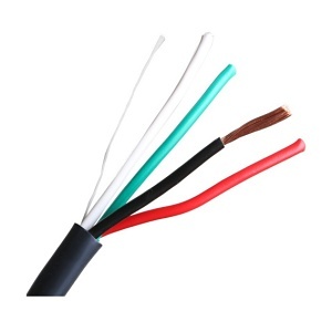 Wirepath NST-164-500-BLK 16/4 65-Strand CL3-Rated Speaker Wire, 500' Nest in Box, Black