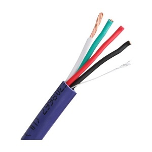 Wirepath NST-164-500-PU 16/4 65-Strand CL3-Rated Speaker Wire, 500' Nest in Box, Purple