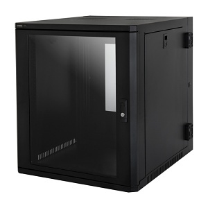 Strong SR-WMS-12U Wall Mount Rack System, 12U, Steel, Black