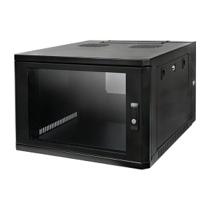 Strong SR-WMS-6U Wall Mount Rack System, 6U, Steel, Black