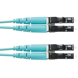 Panduit FZ2ERLNLNSNM017 Fiber Optic Patch Cord, OM4 2-Fiber 1.6mm PC OFNR Line Card1 Duplex/Line Card1 Duplex, Standard, 18m