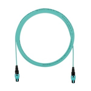 Panduit FZTRL7N7NBNM002 12-Fiber Round Interconnect Cable Assembly, OM4, LSZH, PanMPO F to PanMPO F