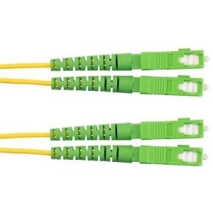 Panduit F923LANANSNM004 2-Fiber 3mm Patch Cord, OS2, LSZH, SC APC to SC APC, Standard