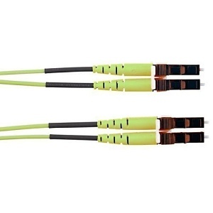 Panduit FW2ERLNSNSNM003 Fiber Optic Patch Cord, OM5 2-Fiber 1.6mm PC OFNR Line Card1 Duplex/Silver Coated Copper Duplex, Standard, 3m