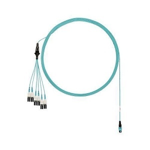 Panduit FXTRP8NUJSNF025 OM3 12-Fiber Harness, Plenum, Panmpo Male, 25'