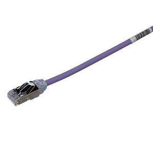 Panduit STP28X16MVL CAT6a Patch Cable, 28 AWG Shielded Patch Cord, CM/LSZH, 16m, Violet