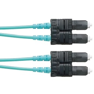 Panduit FZ23LSNSNSNM029 Fiber Optic Patch Cord, OM4 2-Fiber 3mm PC LSZH Silver Coated Copper Duplex Standard, 29m