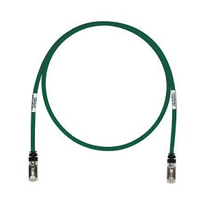 Panduit STP6X3GR CAT6a Patch Cable, Copper Patch Cord S/FTP, 3', Green