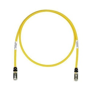 Panduit STP6X40YL CAT6a Patch Cable, Copper Patch Cord S/FTP, 40', Yellow