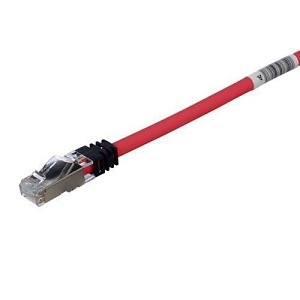 Panduit STP6X2.5MRD Copper Patch Cable, S/FTP, Red