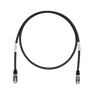 Panduit STP6X3.5MBL CAT6A Patch Cord, S/FTP Design, Black