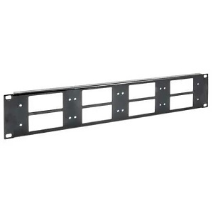 Hubbell HPD8 8-Port Unloaded Decorator Patch Panel, 19