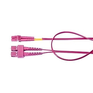 Belden FP4LDSD001M Fiber Patch Cable OM4 Duplex LC Connector Single-Mode, 1m